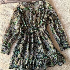 Zara Multicolor Patterned Fabric